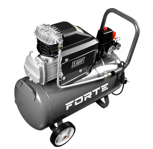 Поршневий повітряний компресор FORTE 50 л