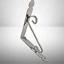 Консоль Уголок меблевий білий посилений металевий декоративний YGD11*14 см, фото 2