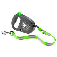 Повідець-рулетка для собак зі стрічкою Ferplast Flippy One Reflex Tape (Ферпласт Фліппі Ван Рефлекс)