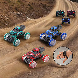 Трюкова машинка-перевертень, пульт-годинник + джойстик, дим, світло, DH666-35