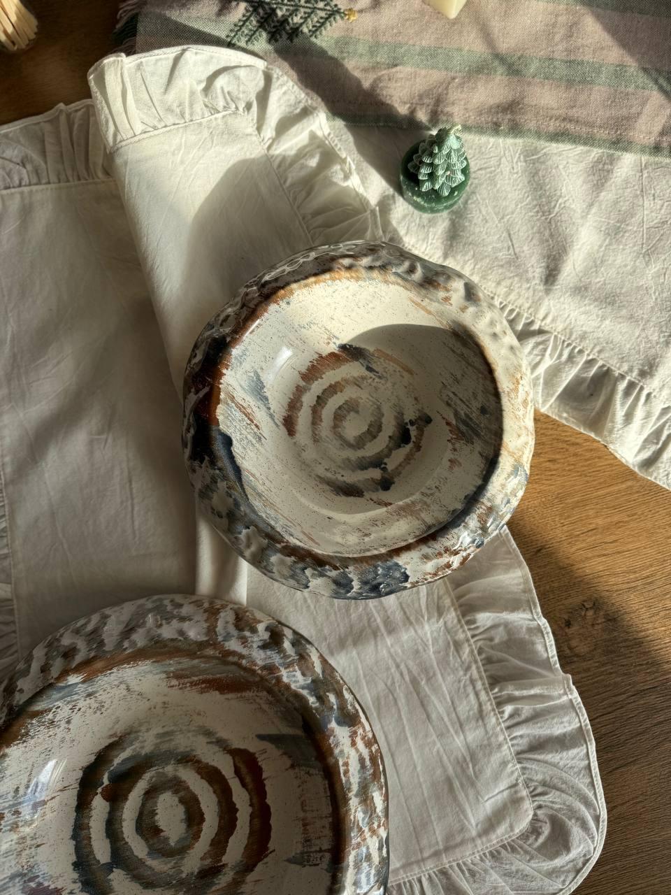 Тарілка для подачі Корал 250 мл Milk Stone