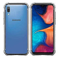 Силіконовий чохол для Samsung Galaxy A02 / M02 - Прозорий (посилені кути)