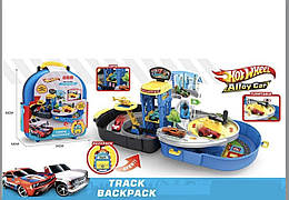 Трек Хот Вилс металопластикові машинки, механічний ліфт, рухливі елементи