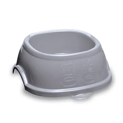 Миска Stefanplast (Стефанпласт) Break 3 для собак та котів пластикова 1 л сірий / блакитний