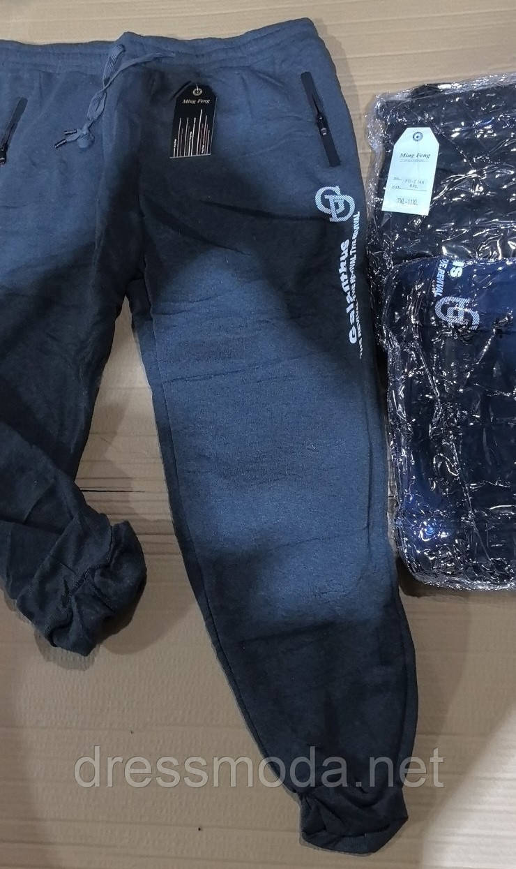 Чоловічі спортивні брюки на флісі Ming Feng 7XL-11XL
