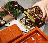 Форма силіконова для шоколаду Дубайський шоколад 3, фото 5