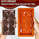 Форма силіконова для шоколаду Дубайський шоколад 3, фото 6