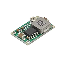 DC-DC перетворювач Mini 360 4.75-23V ->1-17V 1,8A понижуючий Step Down