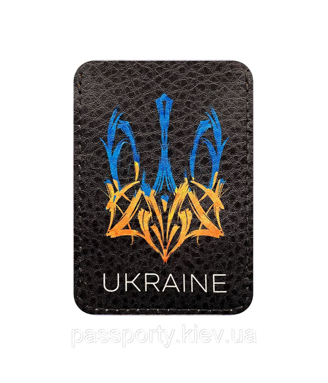Обкладинка на паспорт Герб чорний, фото 1