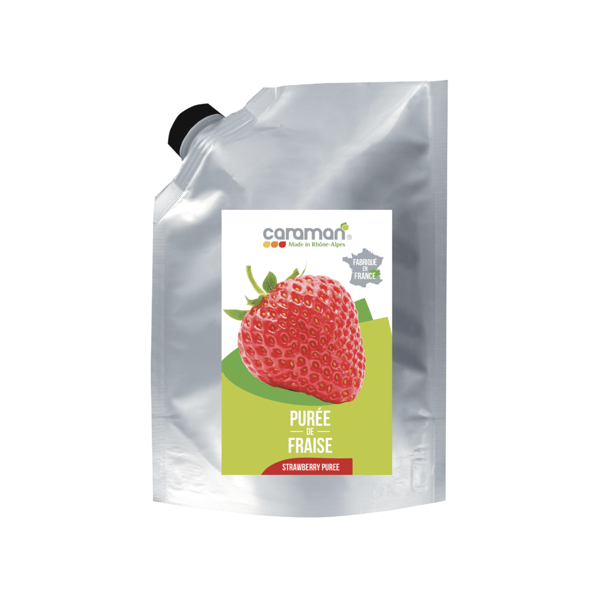 Пюре пастеризоване полуничне Caraman 1 кг