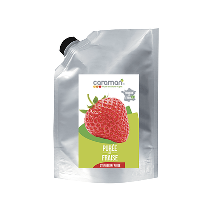 Пюре пастеризоване полуничне Caraman 1 кг, фото 1