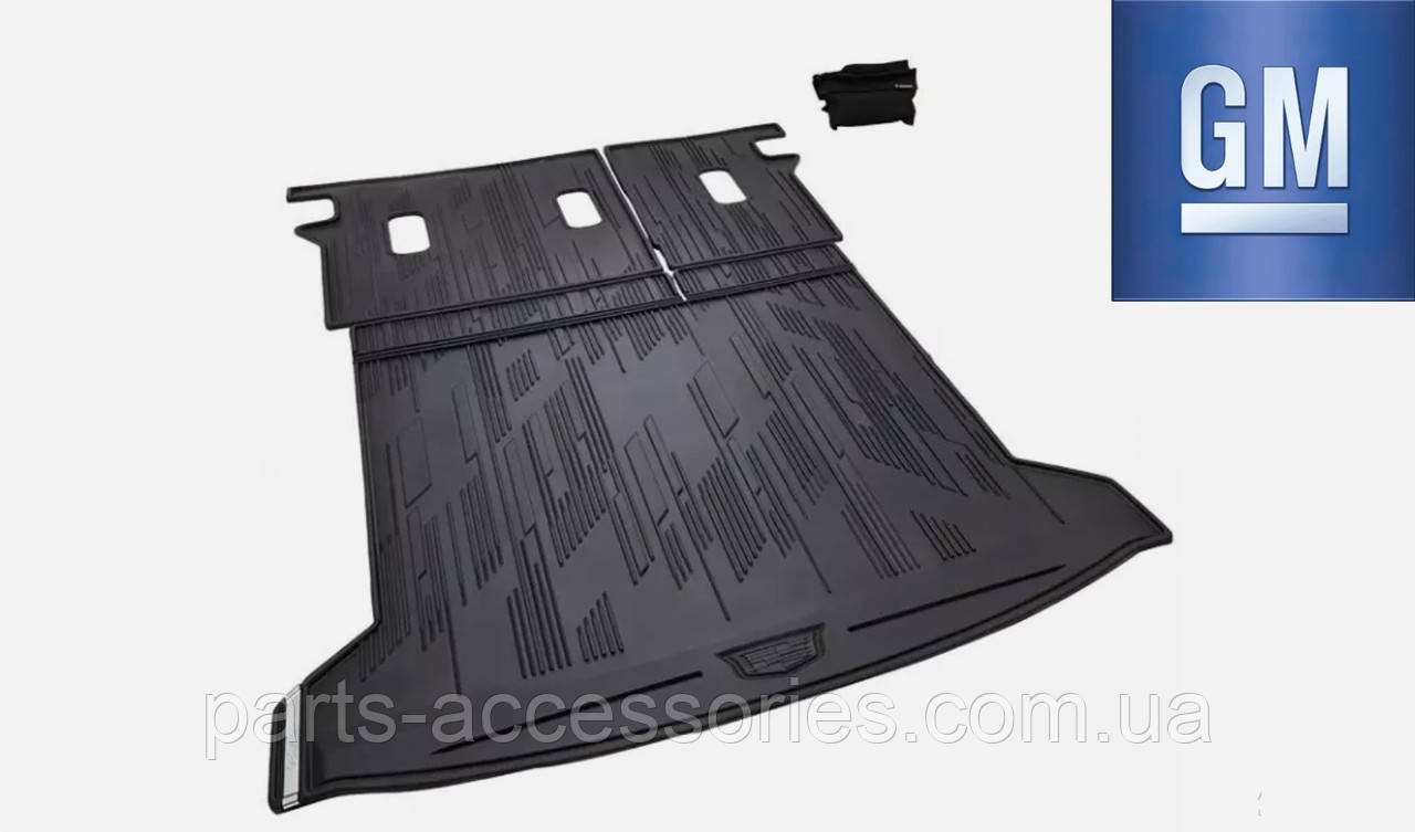 Cadillac Lyriq 2023+ Коврик в багажник килимок резиновий гумовий в багажне відделення Новий Оригінал, фото 1