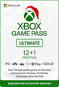 Підписка Xbox Game Pass Ultimate на 12 місяців + 1 БОНУСНИЙ МІСЯЦЬ (Будь-який аккаунт без активної підписки)