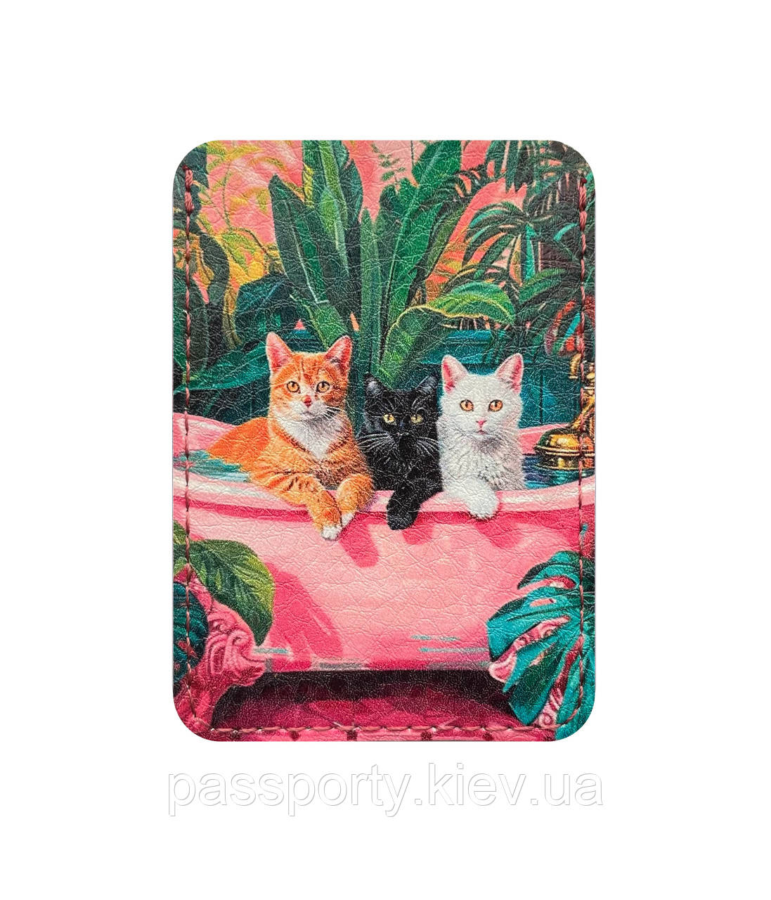 Обкладинка на  ID-карту Котики