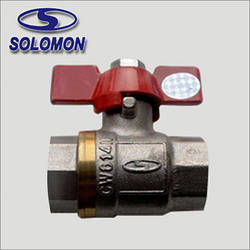 Кран кульовий PN40 1/2" ВВ Solomon (метелик)