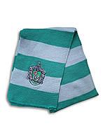 Шарф факультету Слізерін Slytherin з емблемою з Гаррі Поттера, Шарф з фільму Гаррі Поттер теплий