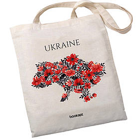 Екошопер BookOpt BK4008 Ukraine (Маки) бежевий