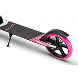 Самокат із ручним тормозом Razzo CITY 200 мм. алюмінієвий HUL1-200 Black/Pink, фото 10