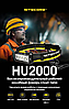 Налобний ліхтар Nitecore HU2000 Type-C 2000лм 160м білий + червоне світло (10 режимів), фото 6