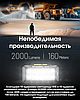 Налобний ліхтар Nitecore HU2000 Type-C 2000лм 160м білий + червоне світло (10 режимів), фото 8