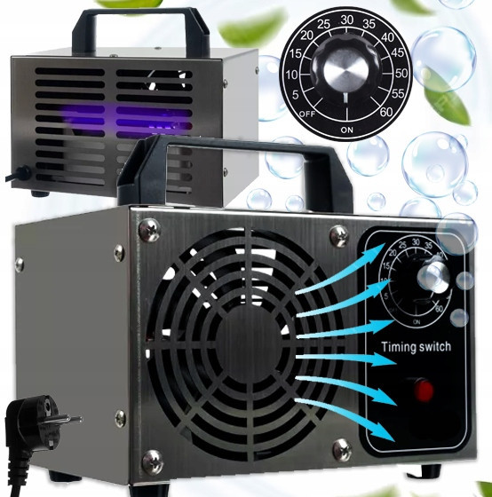 Генератор озону Bigstren 21208 з таймером 1-60 хв, озонатор 20000 мг/год, 120 м2, фото 1