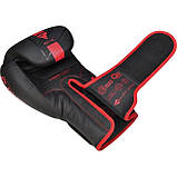 Боксерські рукавиці RDX F6 MATTE RED-6OZ (капа в комплекті), фото 8