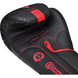 Боксерські рукавиці RDX F6 MATTE RED-6OZ (капа в комплекті), фото 10