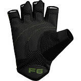 Рукавички для фітнесу RDX F6 Sumblimation Black/Green S, фото 4