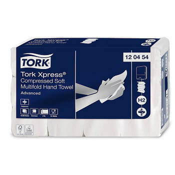 Рушники листовi TORK Xpress Multifold Н2 двошарові 200 листів (спресовані)