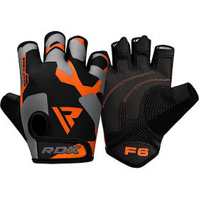 Рукавички для фітнесу RDX F6 Sumblimation Orange 2XL