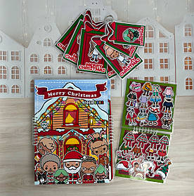 Альбом на липучках «Тока Бока Merry Christmas»
