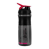 Шейкер спортивний (пляшка) BlenderBottle SportMixer Flip 28oz/820ml Black/Pink, фото 9