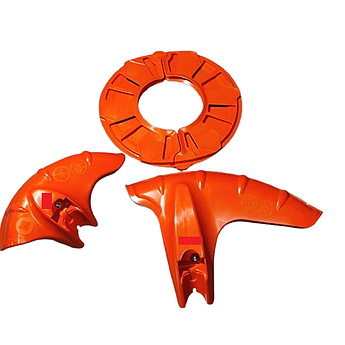 Захисний кожух в зборі з 3 частин для мотокоси FS 55   (00007903901)