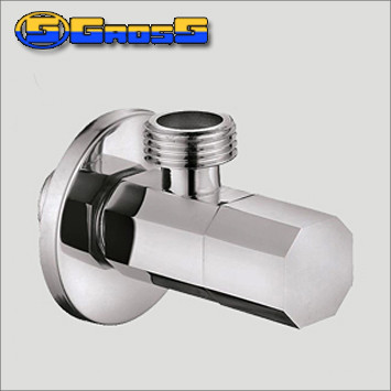 Кран приладовий Gross 1/2"х1/2" кераміка кутовий, фото 1