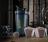 Шейкер спортивний BlenderBottle Pro45 1270ml Grey/Green, фото 8