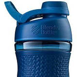 Шейкер спортивний (пляшка) BlenderBottle SportMixer Twist 20oz/590ml Navy (Original), фото 4