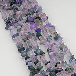 Флюорит темний сколи крихта з каменю 5-10 мм +-80 см 1 шт.