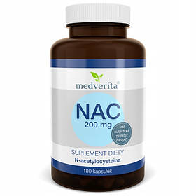 Медверита NAC 200 мг N-ацетилцистеина 180 капс