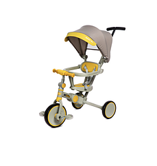 Дитячий велосипед-беговел MIA з батьківською ручкою, козирком і захисним бортиком, від 1 року