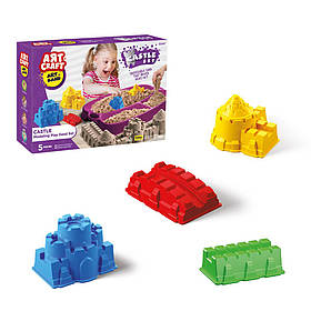 Кінетичний пісок "Замок" Art Craft (600 г) (270*240*60 мм) "dede"