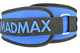 Пояс для важкої атлетики MadMax MFB-421 Simply the Best неопреновий Blue M, фото 5