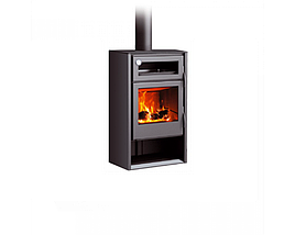 Опалювальна піч-камін Carbel HERMES з духовкою