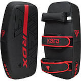 Пади для тайського боксу RDX ARM PAD F6 MATTE Red (1 шт.), фото 6