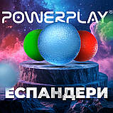 Набір силіконових еспандерів-м'яч (тренажер для кисті) PowerPlay PP-4339 Grip Ball Set (набір 3 шт.), фото 7