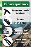 Трекінгові палиці PowerPlay 9106 Fika Black/Yellow 60-135 см (пара), фото 9