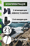 Палиці для скандинавської ходьби PowerPlay 9105 Sisu Black/Gold 80-135 см (пара), фото 7