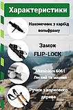 Трекінгові палиці PowerPlay 9107 Friluftsliv Black/White 80-135 см (пара), фото 9