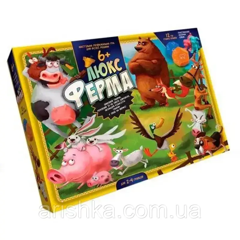 Гра настільна Ферма ЛЮКС Danko Toys  велика укр