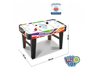 Дитячий аерохокей Limo Toy ZC 3005+2 на ніжках, від 5 років, фото 3