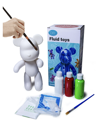 Набір для творчості «Ведмедик DIY Creative Fluid» 23 см., фото 1